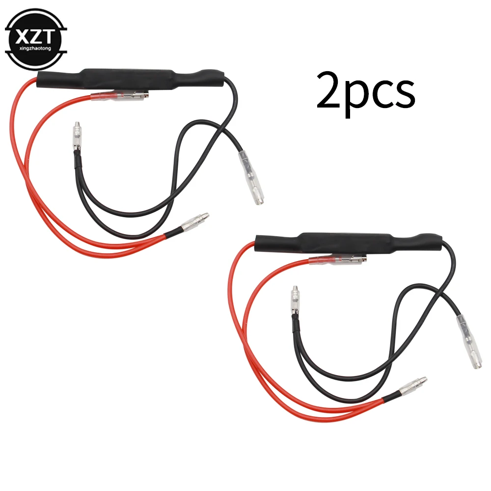 12V Universal Motorcycle Flasher LED Turn Signal Indicator Resistor Adapter