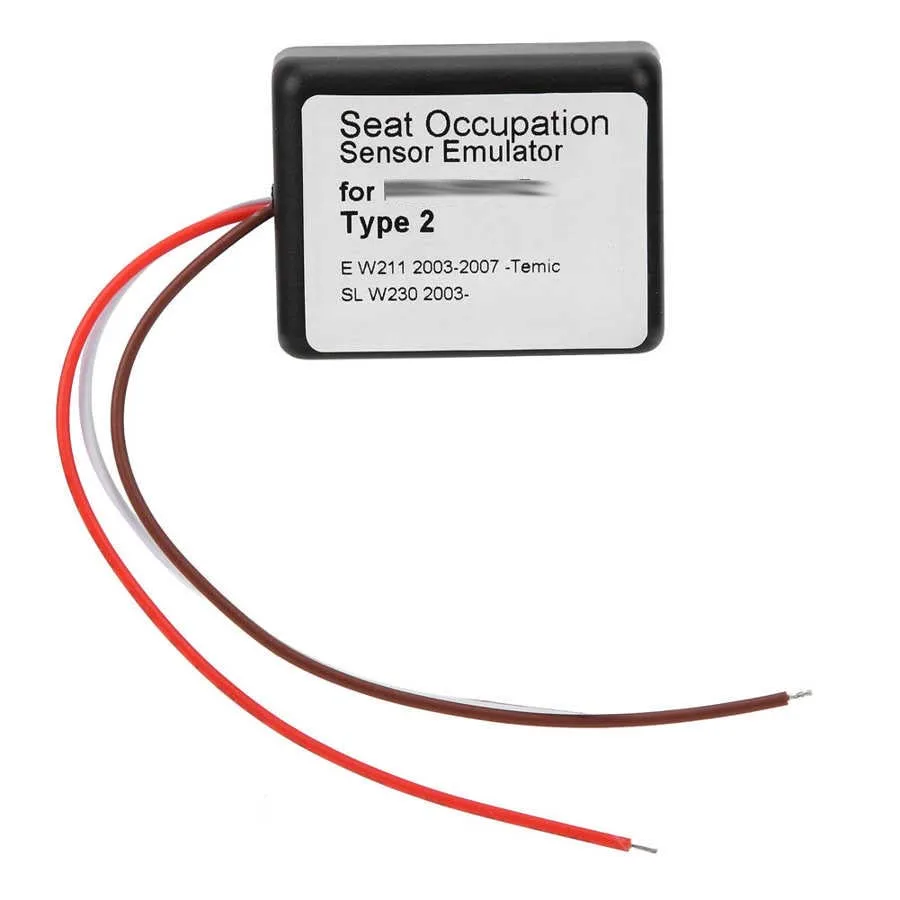 Car Occupancy Sensor Tool Type2 Seat Occupancy Sensor Emulator For Mercedes-Benz Type 2 SRS Emulator For E- W211 2003-2007 W171 Slk 2004-2011 Diagnostic steering lock emulator,car occupancy sensor tool