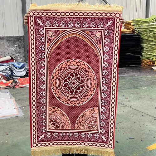 

Fully Spread Worship Mat Crystal Velvet Thick and Non Slip Worship Blanket Ethnic Style Prayer Mat Available In Multiple Places