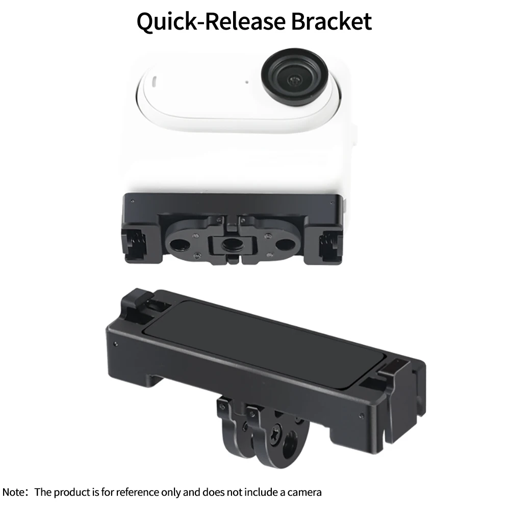 Aluminium Alloy Quick Release Mount - for Insta360 GO 3 Action Camera with Connection Adapter, Vlog/Outdoor Use