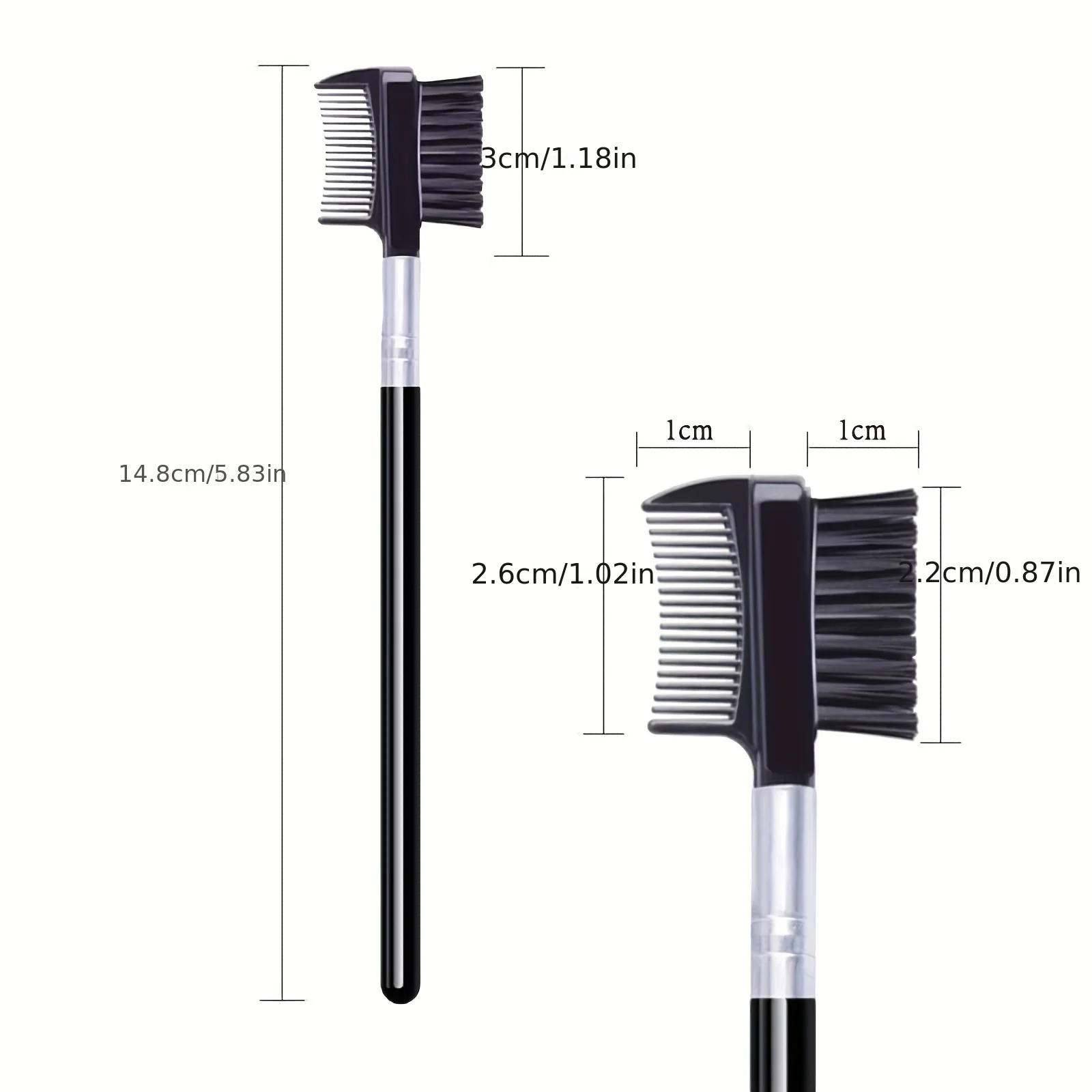 Makeup Tools 3PCS Eye Makeup Tools Set Eyebrow Brush And Comb Eyelash Brush Eyelash Separator Eye Brow Comb & Spoolie Professional