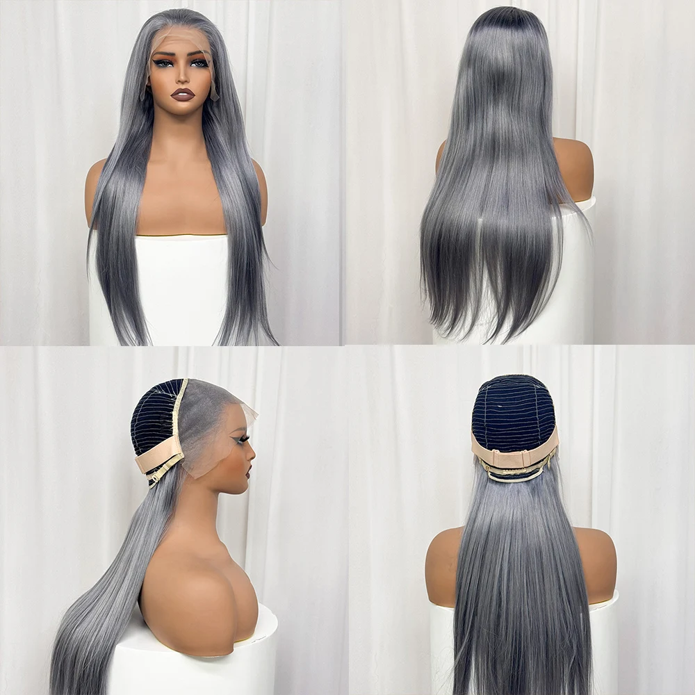 250% Straight Human Hair Wig 13x4 Lace Front Wigs 100% Real Human Hair HD Transparent Lace Wigs For Black Women
