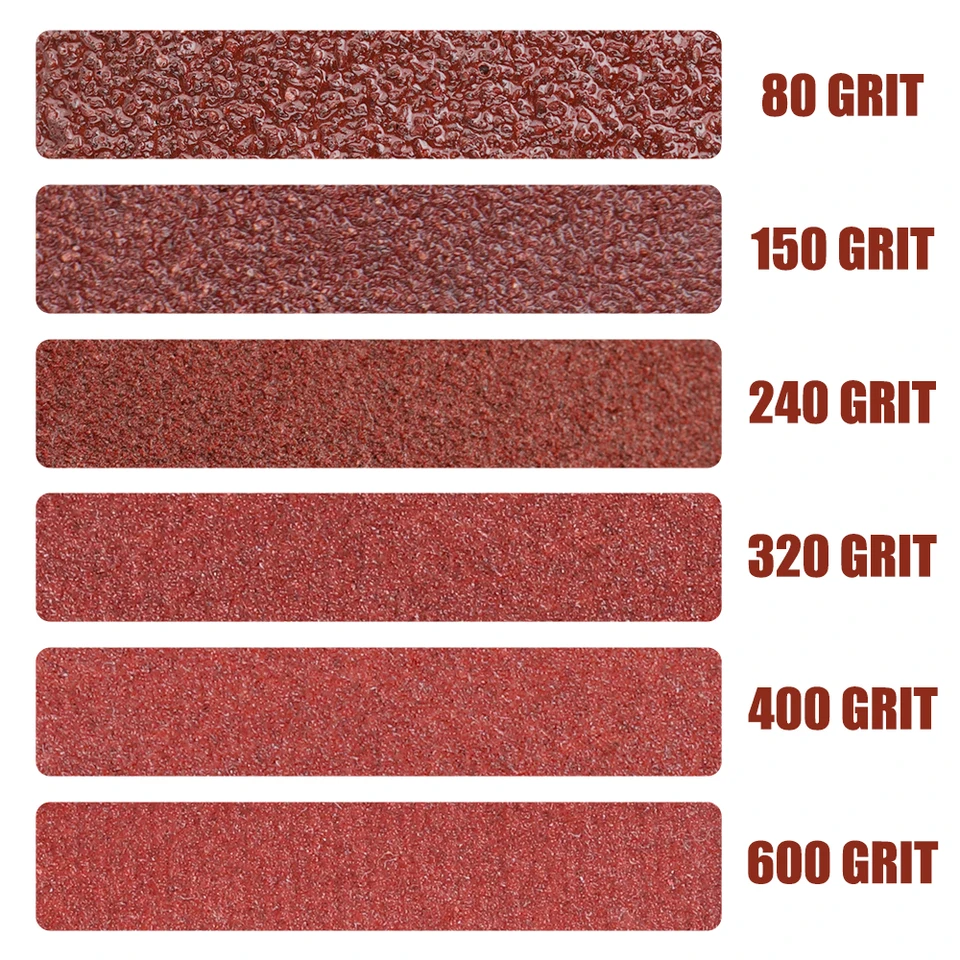 Rollo De 10 Rollos De Tela De Esmeril, Papel De Lija Abrasivo De Grano