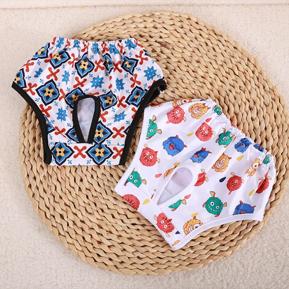 Dog Diapers Female Dog Pants Breathable Dog Heat Pants Pet Menstrual Pant Female Diapers Physiological Period Panties Puppy Underwear