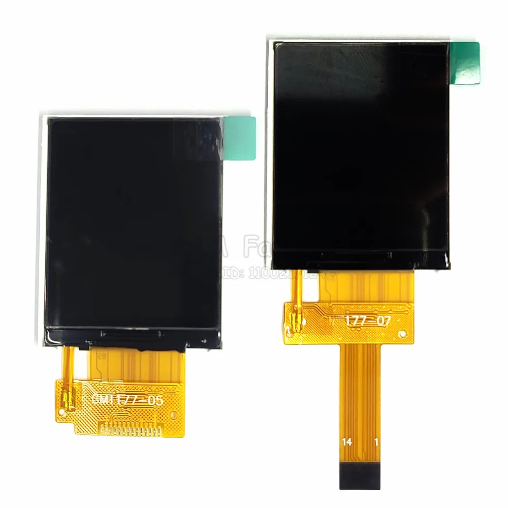 

1.8 Inch TFT LCD Display SPI Serial Screen 128x160 ST7735S Driver IC 262K 14Pin Soldering and Plugged Port 3V