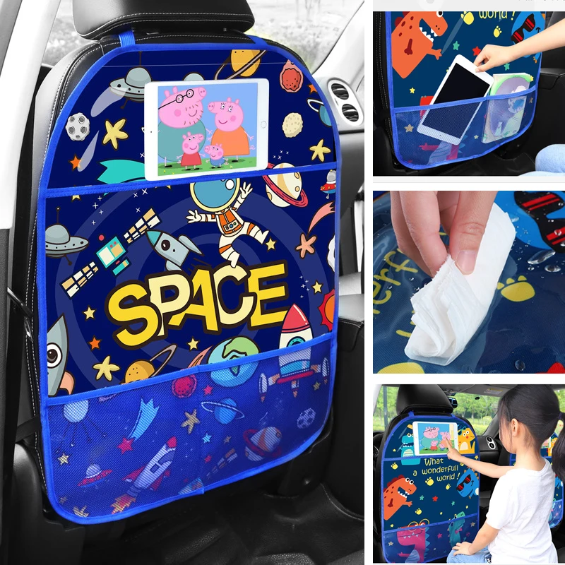 Cute Cartoon Folded Car Organizer For Kids Multi Pocket Storage Box Bag  Oxford Dining Table Car Seat Back Organizador Bag Hang - Stowing Tidying -  AliExpress