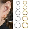 Mini Hoop Earrings Stainless Steel Earrings for Women Men Gold Color Tiny Cartilage Earring Piercing Pendientes Mujer Hombre 1