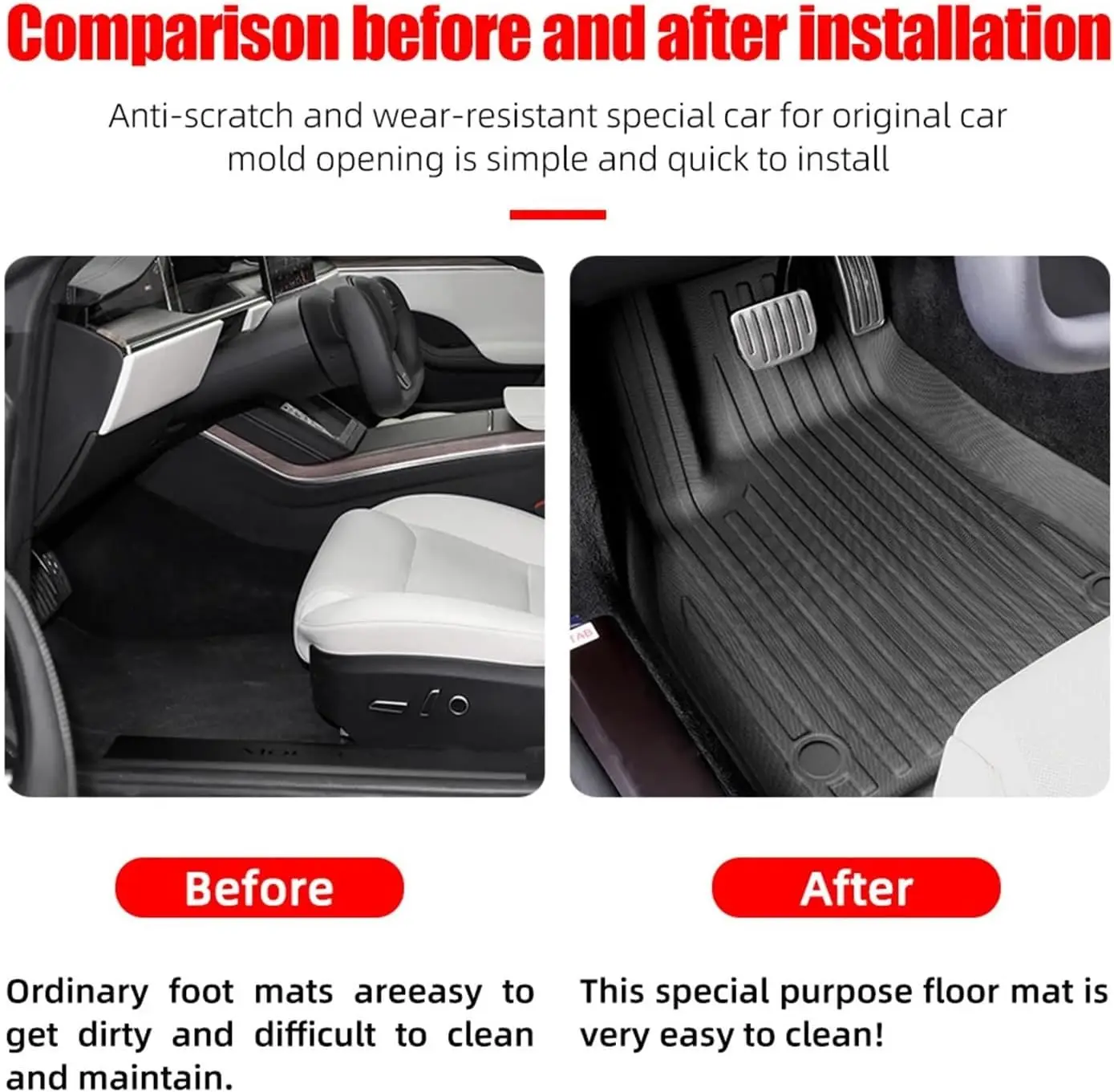 BYD 포뮬러 레오파드 8 2025 2026 6/7인승 TPE 바닥 매트 및 트렁크 매트, 모든 날씨용 부트 라이너 등받이 매트 헤비 듀티 패드