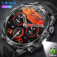 Popular outdoor Men's GPS Sports and Fitness LED SmartWatch 1.9" HD Touch Screen 800mAh Battery Life IP68 water proof Men's gift 1