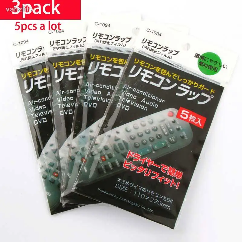 vanzlife TV remote control protective film heat shrinkable remote control film protective sleeve sleeve