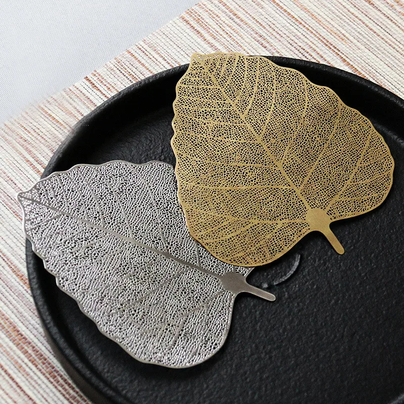Creative Bodhi Leaves Shape Tea Strainers Stainless Steel Kung Fu Tea Mesh Infusers Filter 1PC Drinkware Kitchen Accessories tea infuser,tea strainer,tea filter