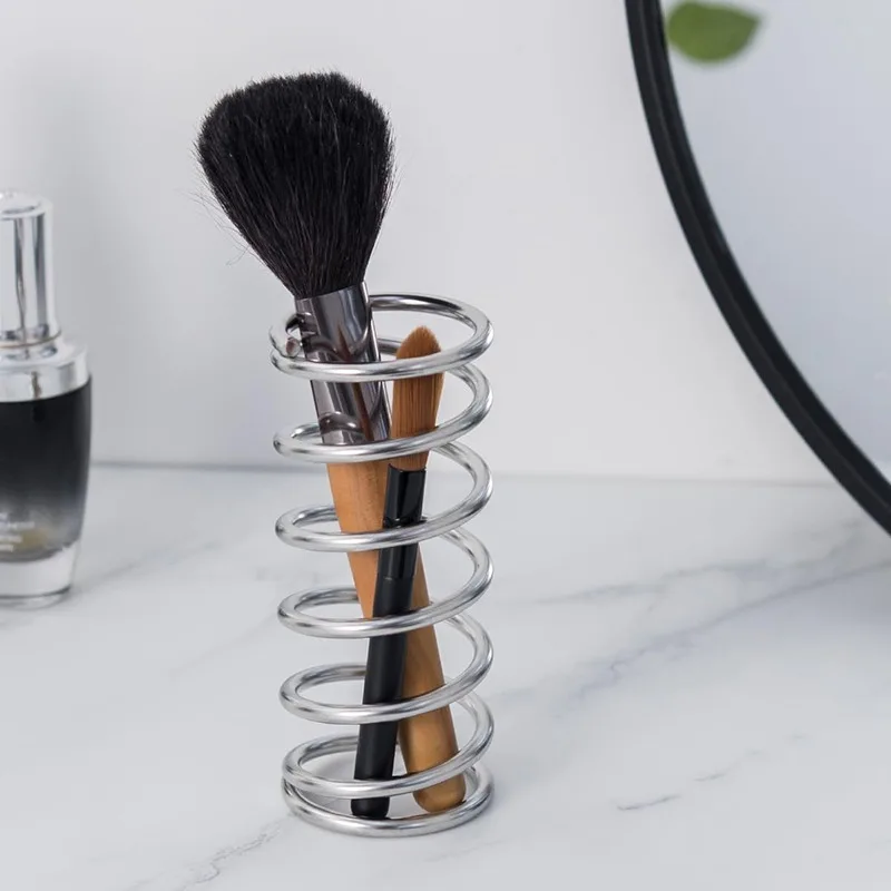 Spring Shaped Storage Rack For Desktop Use Bathroom Accessories Tool Storage Rack Home Decoration