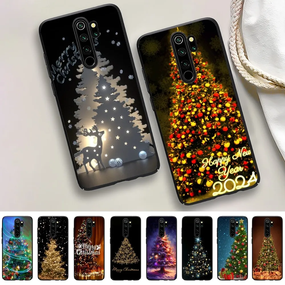 

Merry Christmas Tree Phone Case For Redmi 5 6 7 8 9 10 plus pro 6 7 8 9 A GO K20 K30 K40 pro plus F3 Fundas