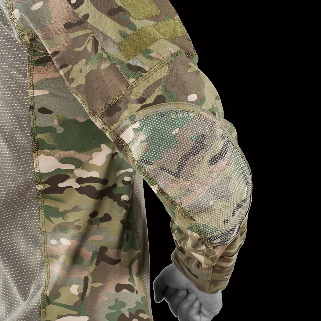 Mege Tactical Camouflage Shirt Type II Long Sleeve Breathable Fast Dry Outdoor Cotton Military Clothing 6