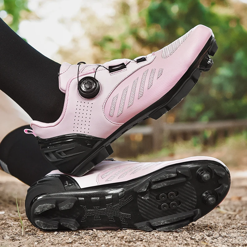 2025 Top selling Women's Outdoor Cycling Shoes Mountain Zone Lock Professional Racing Shoes High quality Speed Sports Shoes 6