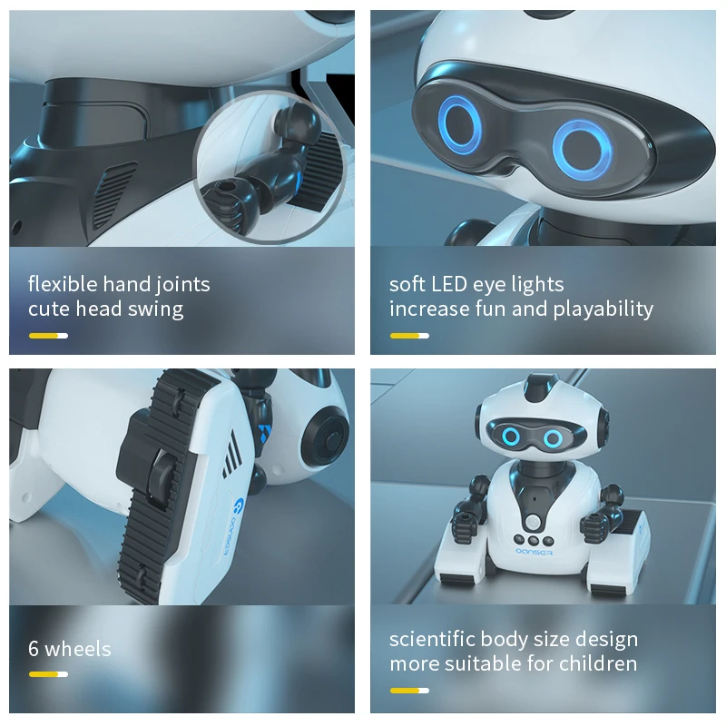 Intelligent Remote Control JJRC R22 Robot Toy Gesture Sensing Music Recording Education Programming Science Popularization Robot 6