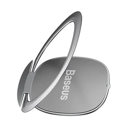 Baseus 360° Rotating Magnetic Finger Ring Holder Stand (Silver)