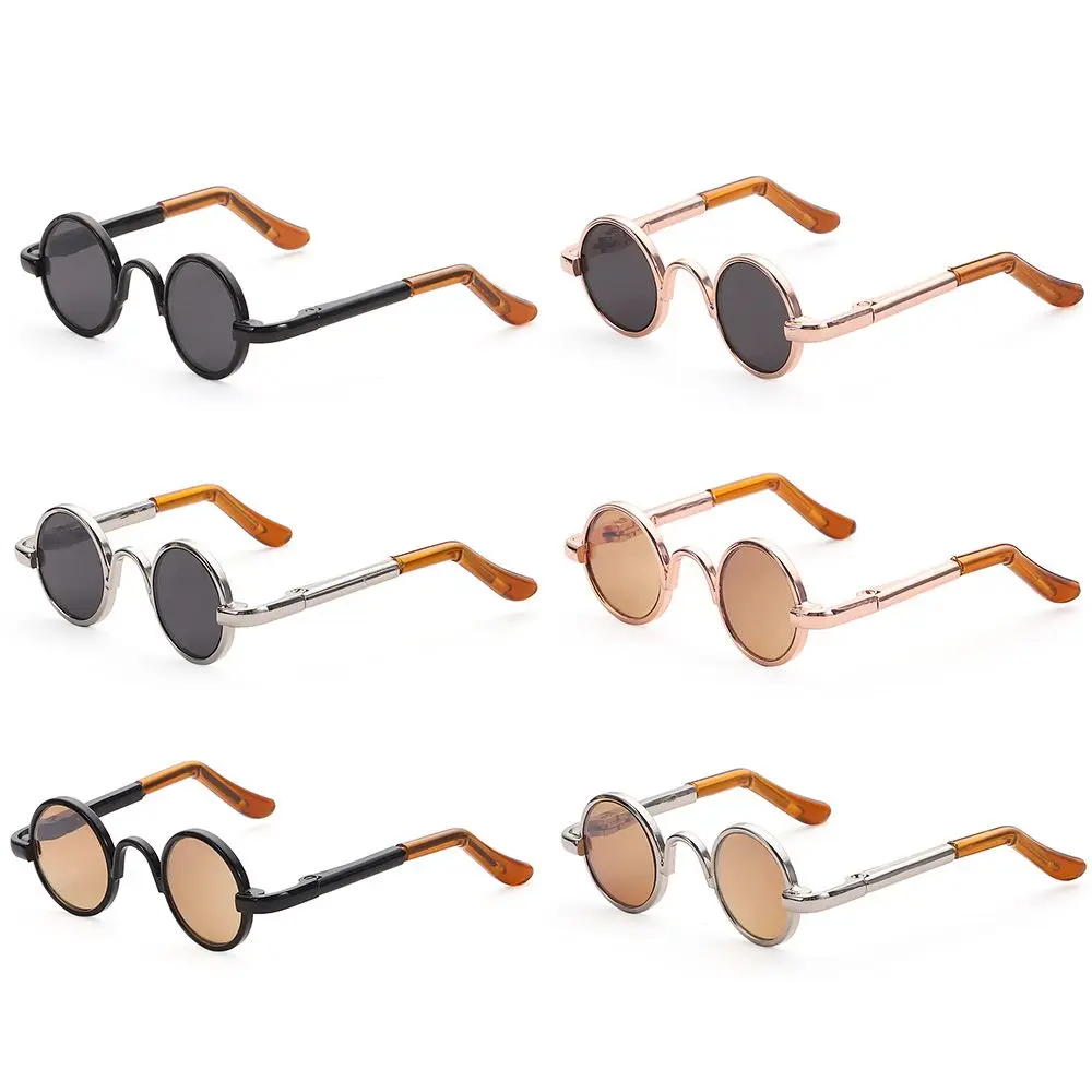 AC Metal Round Frame Glasses for 1/4 BJD Dolls