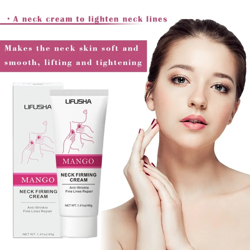 Neck Firming Cream Deeply Hydrates Brightens Lightens Neck Lines Relieves Dry Firming Skin Gently Exfoliates