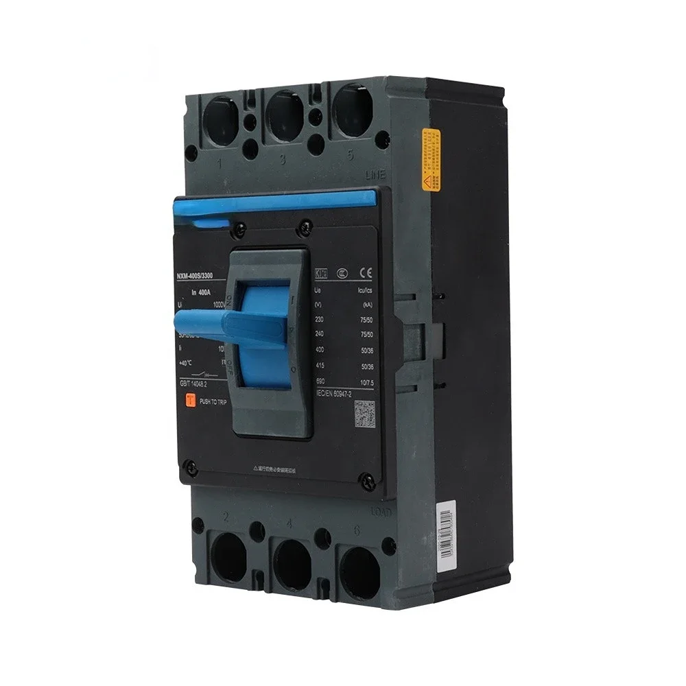 

NXM-400S Series 3 Pole 400A Overload Protection Motorized MCCB Moulded Case Circuit Breaker
