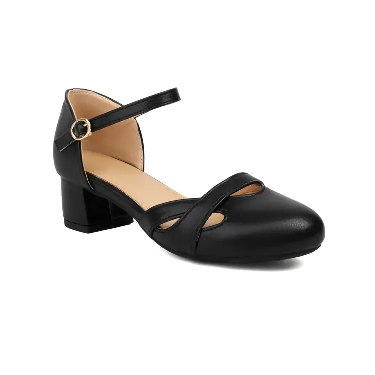 

Туфли на высоком каблуке, с круглым носком, большие размеры