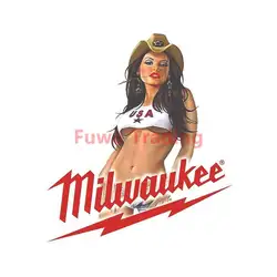 Fuwo Trading – autocollants de voiture Milwaukee, en PVC, fins et imperméables, pour ordinateur portable JDM, résistant aux chocs, roche dure, Sexy 
