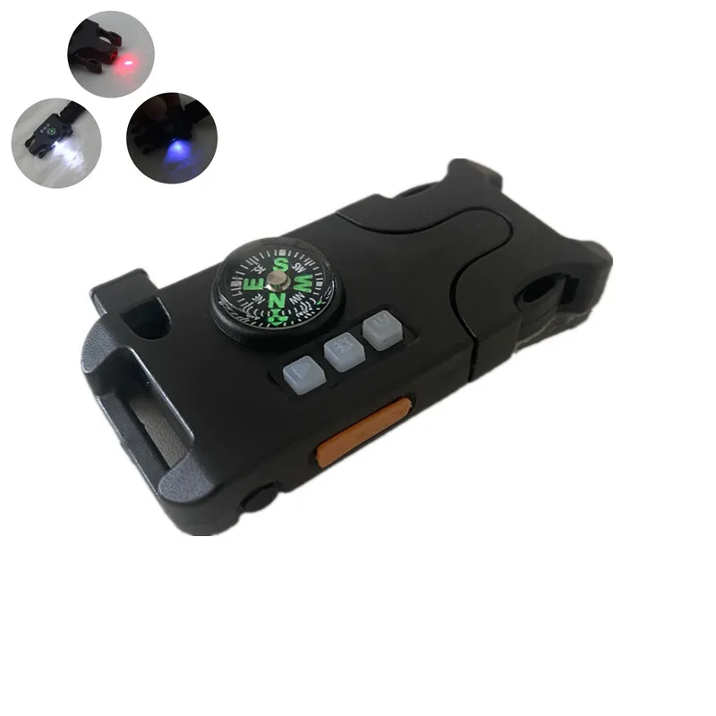 Bracciale Paracord Di Sopravvivenza Con Laser, Fischietto, Bussola E Luce LED Ricaricabile – Per Emergenze Outdoor