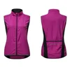Women Purple Cycling Vest Windproof Sleeveless Jersey Breathable MTB Bike Jersey Bicycle Gielt Windbreaker Reflective Vest 1
