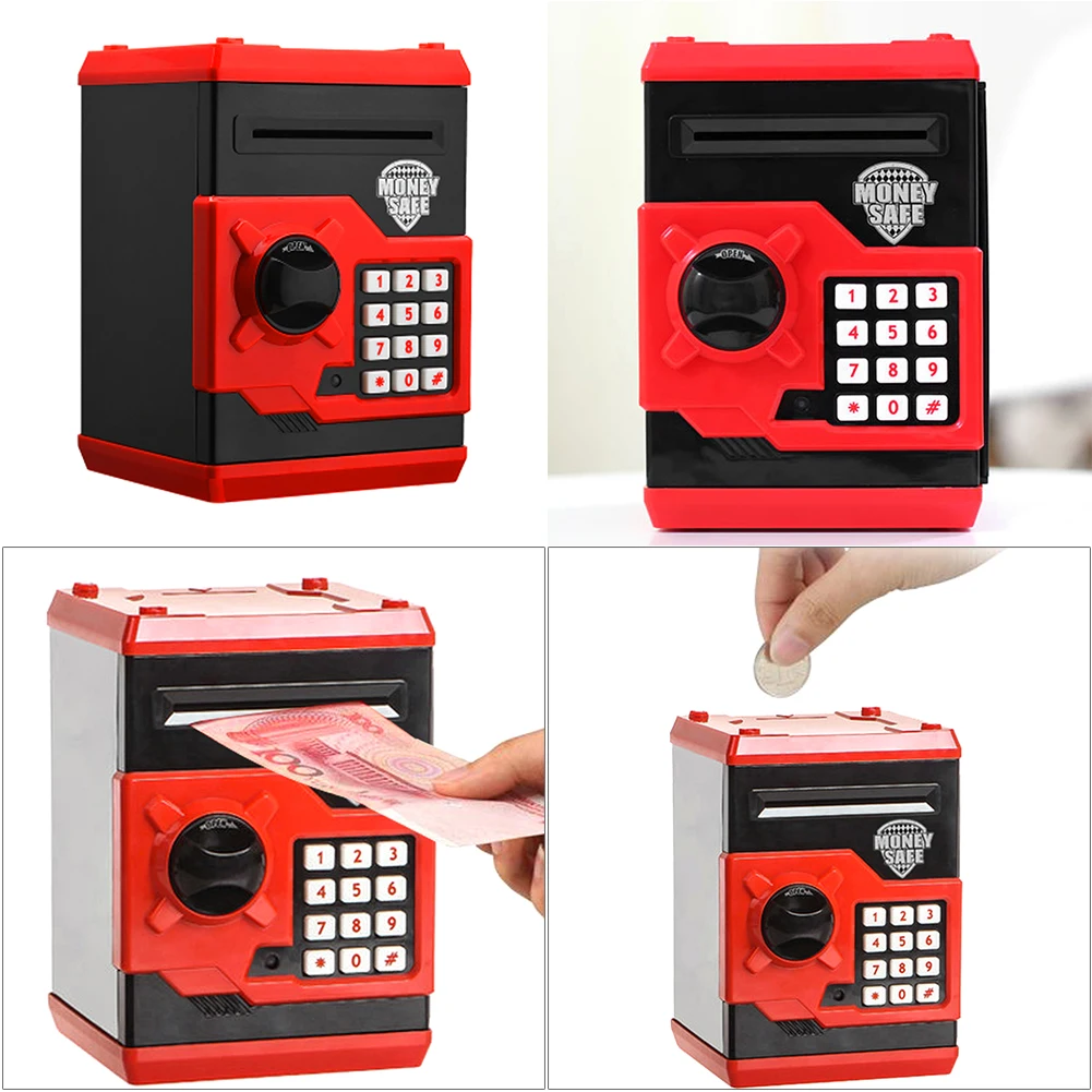 ATM 번호 머니 박스, 배터리 없음, 현금 동전 절약 상자, 천연 송진, 다기능 플래시 표시, 예금 지폐 장난감