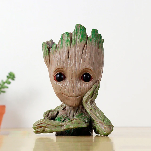 Modern Babafa Figura Groot Virág Edény Ültetvényes Pot Otthoni Iroda Dekoráció Szervező Műanyag Dísz Születésnapja - Image 3