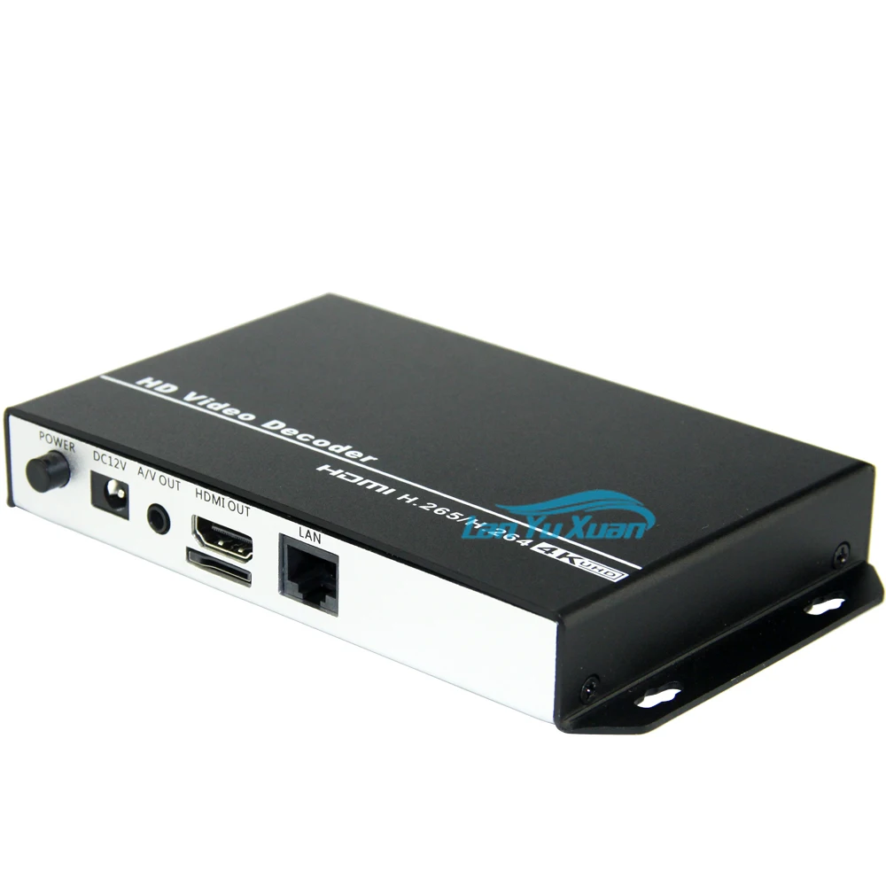 Фото Потоковый декодер URay H.265 H.264 Ultra HD 4K, HDMI + CVBS AV RCA выход для дисплея IP и прямой трансляции №2
