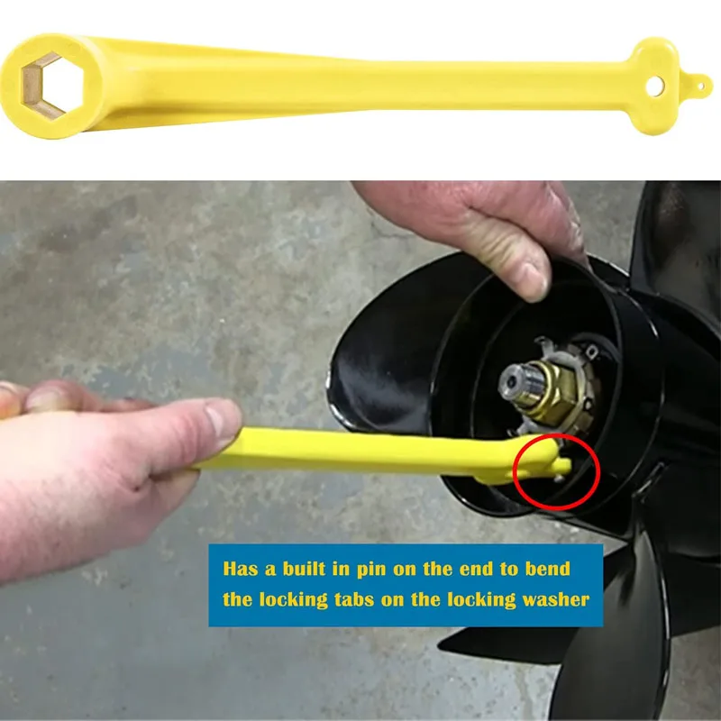 YMT Boat Tools 91-859046Q4 Polymer Propeller Wrench 1-1/16" Nut Wrench for Mercury Mercruiser Rustproof Plastic (27mm)