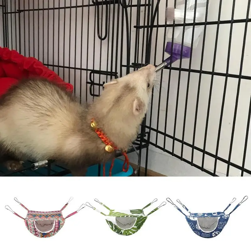 

Ferret Hammock Portable Creative Guinea Pig Hammock Reuseable Pet Hanging Sleeping Bag Hanging Hamster Deep Sleep Nest for pets