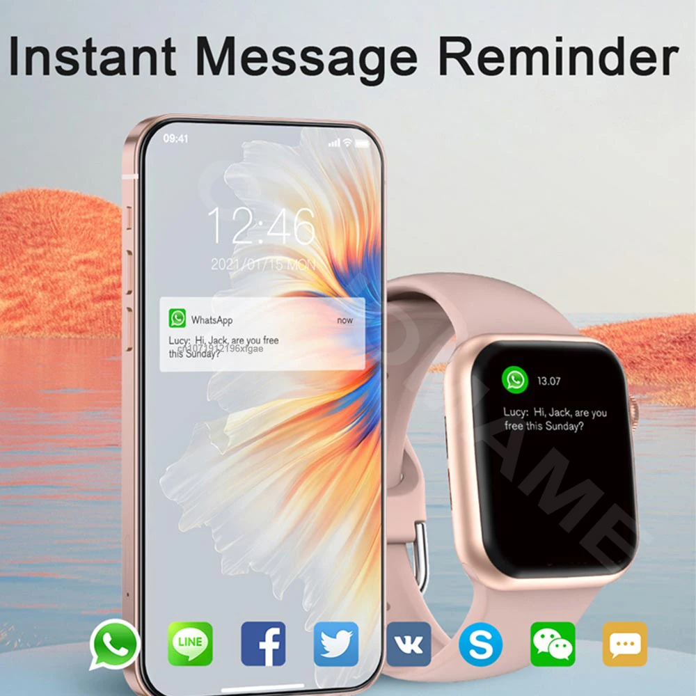 Ʈ ġ i8 Pro Max  ȭ  ƮϽ Series 8 Smartwatch   ո ð PK i7 Pro Max Smart Watch 8