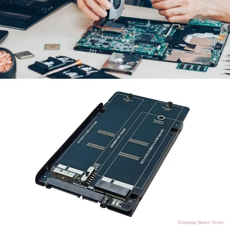 M.2 Hard Disk To 22Pin Conversion Card Metal Tray 6Gbps Replacement for 2010 A1369 77JC