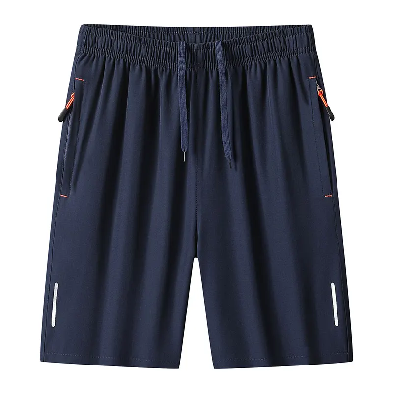 2024 Elegant Fashion Harajuku Slim Fit Ropa Hombre Loose Casual All Match Sports Shorts Ice Shreds Pockets Straight Leg Shorts 2