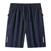 2024 Elegant Fashion Harajuku Slim Fit Ropa Hombre Loose Casual All Match Sports Shorts Ice Shreds Pockets Straight Leg Shorts 2