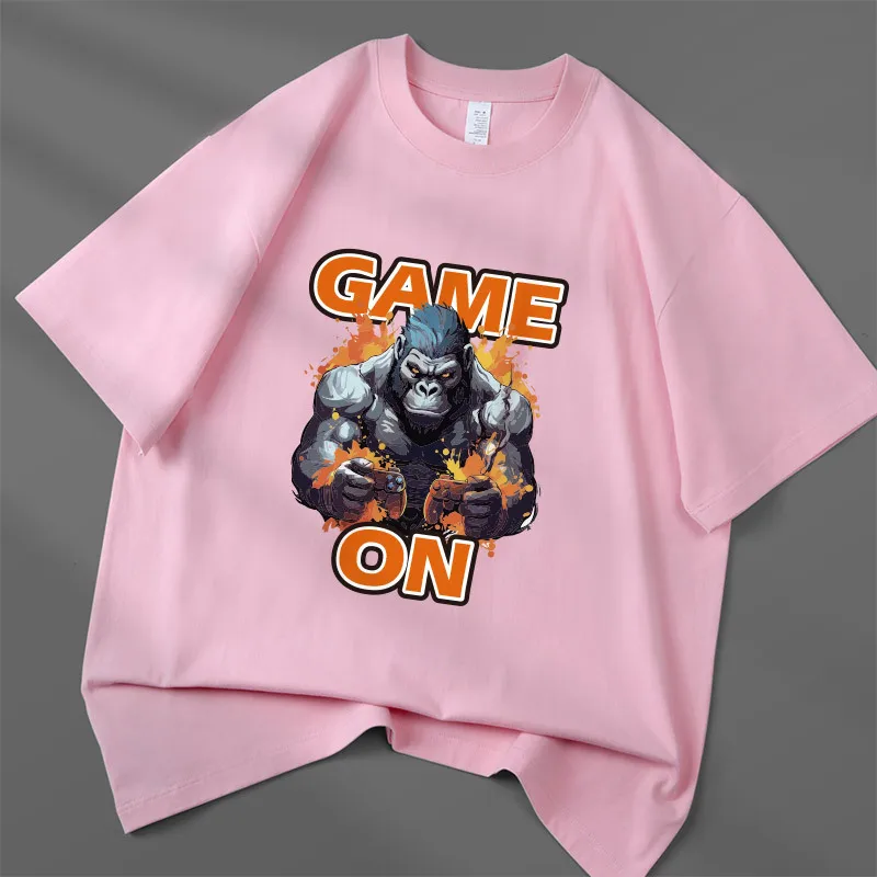 thumbnail image 1 of Orangutan Print T-Shirt, Unique Design Perfect for Animal Lovers Hunter X Hunter Streetwear Harajuku Stranger Things, 1 of 5