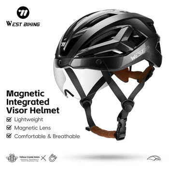 Helmet With Magnetic Goggles