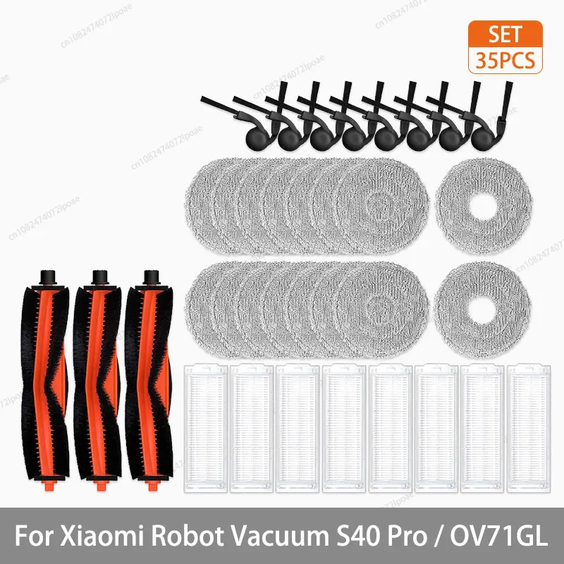 Replacement Accessories Kit Compatible With Xiaomi Robot
