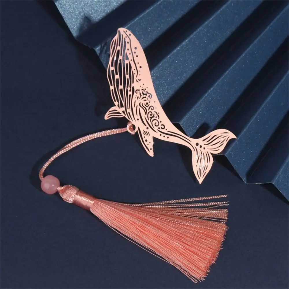 Metal Bookmark Apricot Leaf Birthday Gift Book Lovers Book Paginator Hollowed Leaf Flower Bookmark Metal Reading Bookmark Page Marker metal bookmark bookmark page holder bookmarks stationery supplies