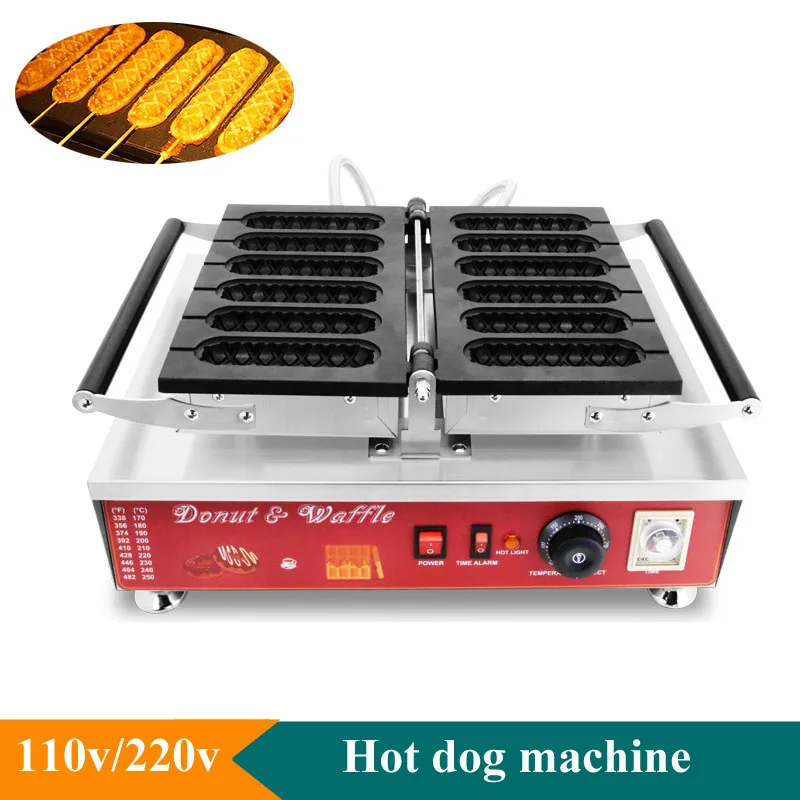 Macchina Elettrica Per Fare Salsicce Per Hot Dog A 6 Bastoncini Macchina Per Waffle Per Hot Dog Macchina Per Waffle Per Salsicce Macchina Per Bastonci