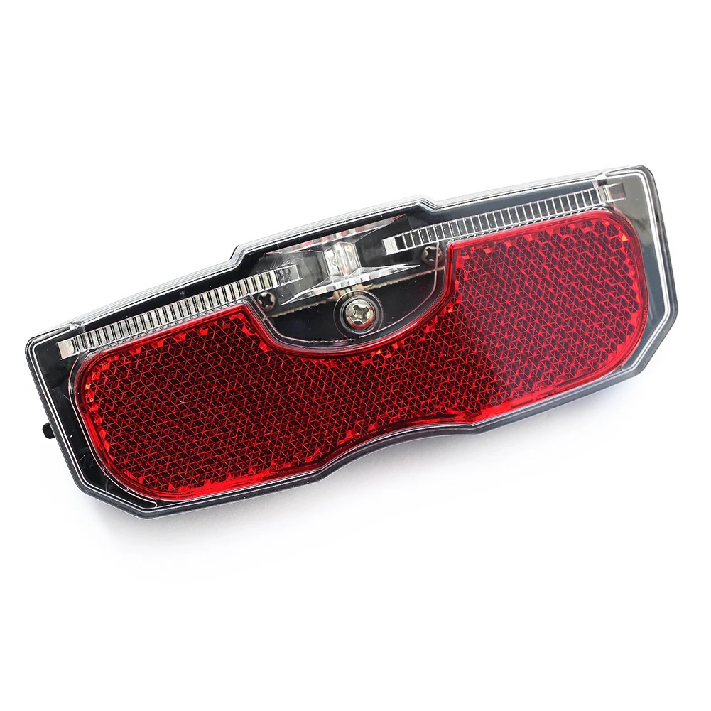 1-3pcs Bike Bicycle Rear Reflector Tail Light for Luggage Rack Battery Powered Reflective Taillight Bicycle Accessories