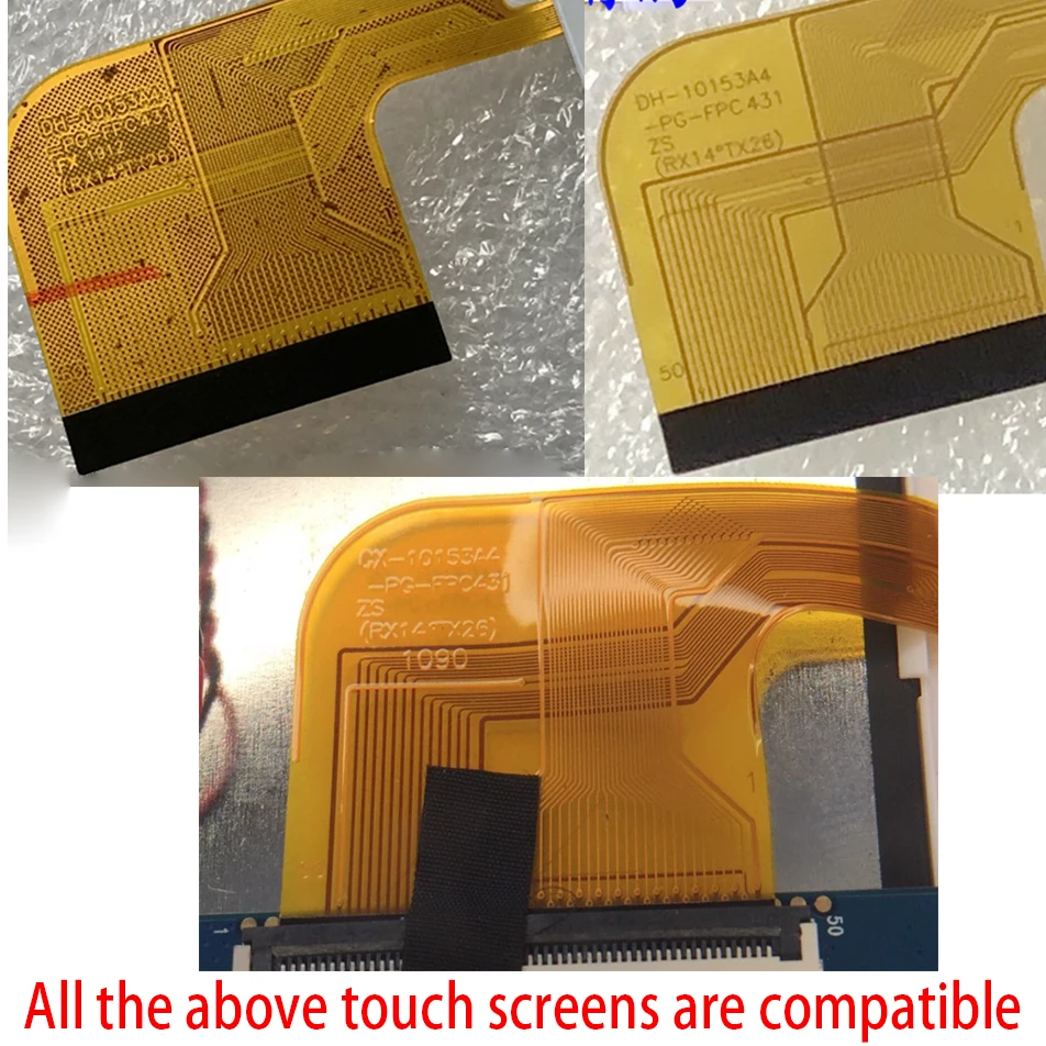 para 10.1 Polegada ch cx Dh10153a4-pg-fpc431 Bdf Bh5717 Tablet pc Computador Capacitivo Touch Screen Digitalizar Painel Sensor Tab 910 Novo - Imagem 3