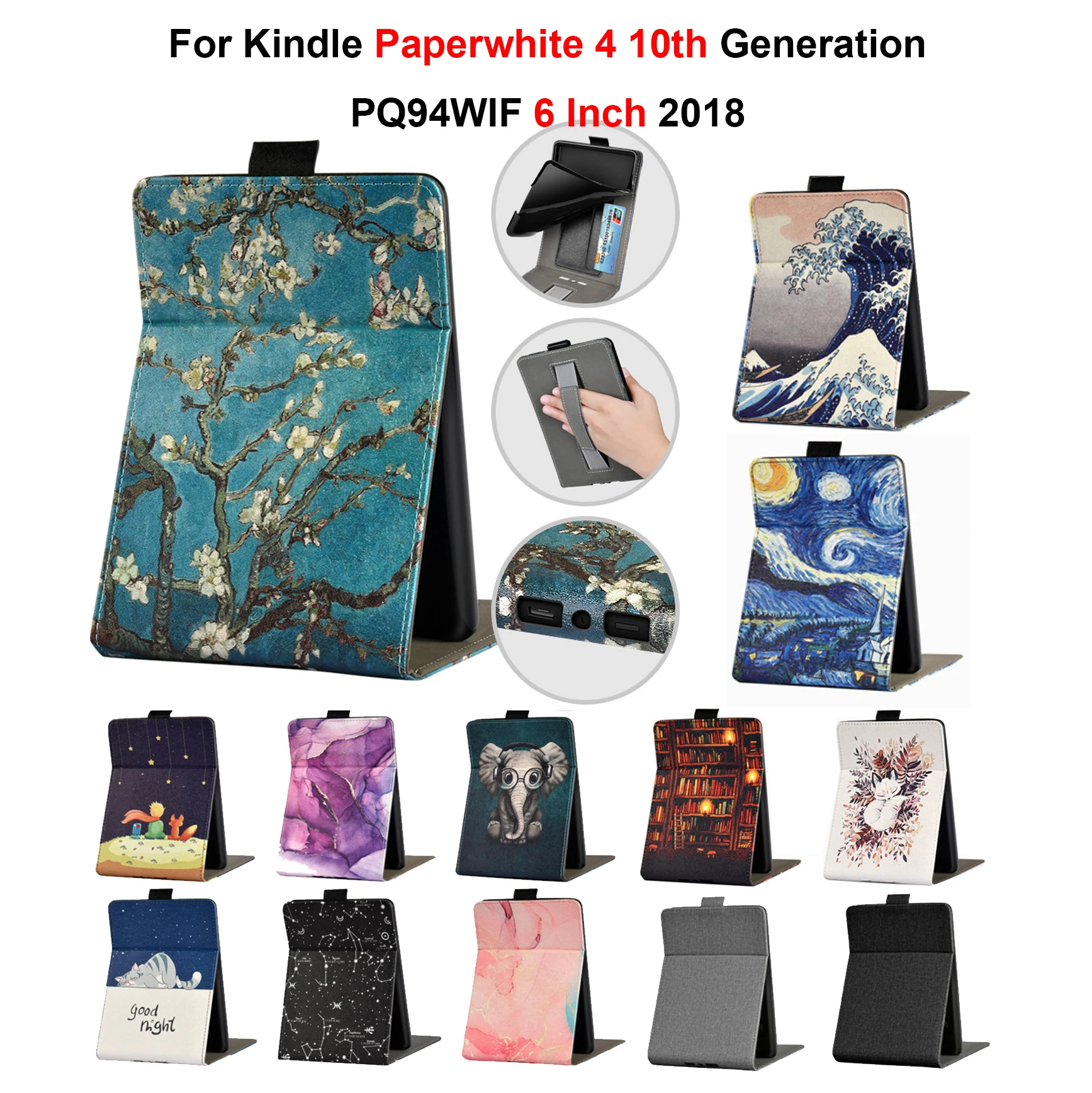 For Kindle Paperwhite 2021 Case For Funda  Kindle 6 Inch For Kindle  Paperwhite 10th Gen Automatic Sleep And Wake Cover - Tablets & E-books Case  - AliExpress