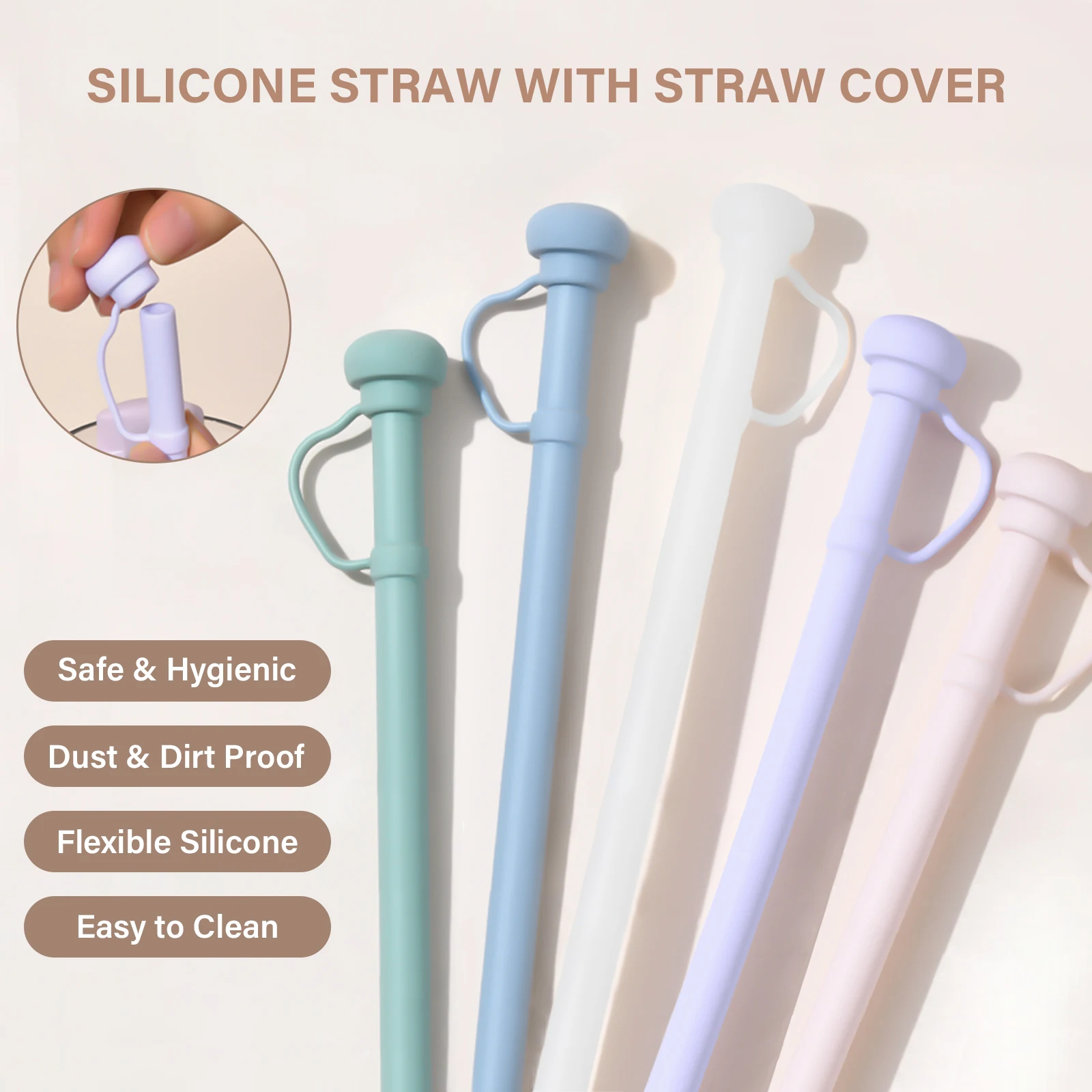 2 Tappi Per Cannuccia A Forma Di Tartaruga In Silicone – Adatti Per Stanley Cup, Antipolvere, Riutilizzabili, Accessori Da Cucina