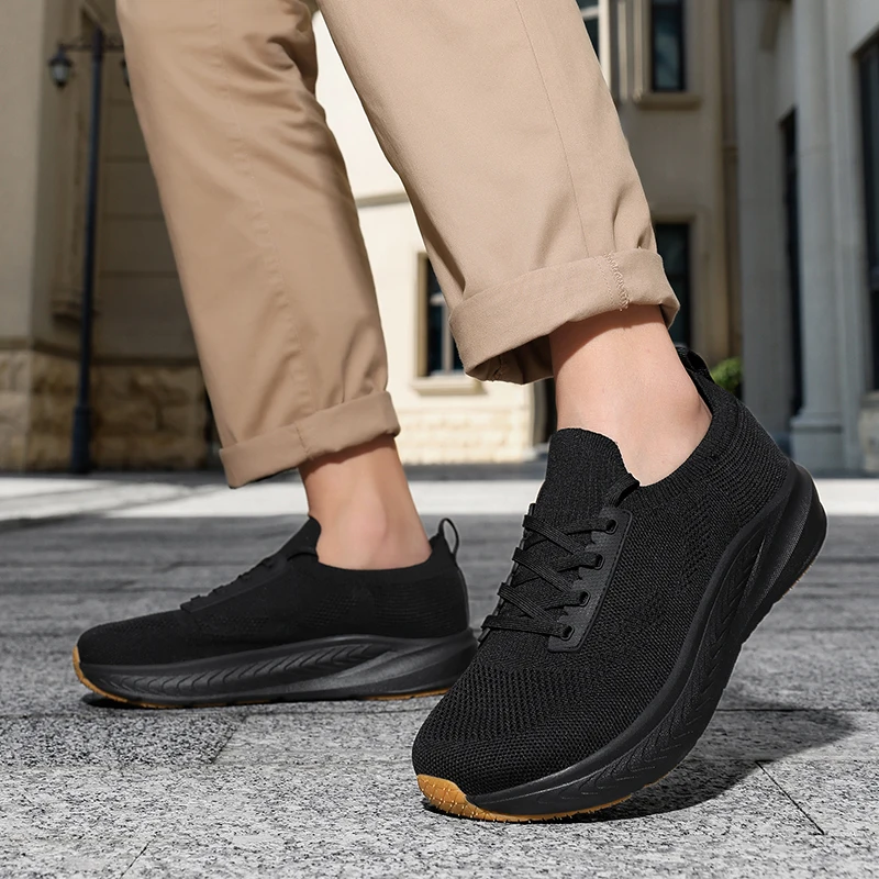 Herren Laufschuhe Mit Breiter Zehenbox Und Popcorn Dämpfung_voghion.com