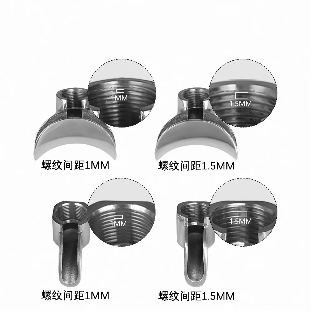 Coffee Machine Handle Diverter Spout Semi-automatic Stainless Steel Leak Spout Diverter Coffee Accessories