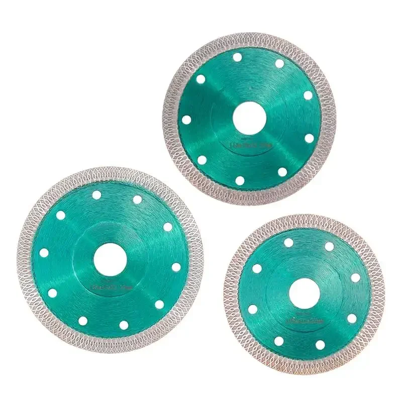 1pcs 105/115/125mm Diamond Saw Hot pressed sintered Mesh Turbo blade Cutting Disc Green Diamond Wheel for Porcelain Ceramic Tile 2
