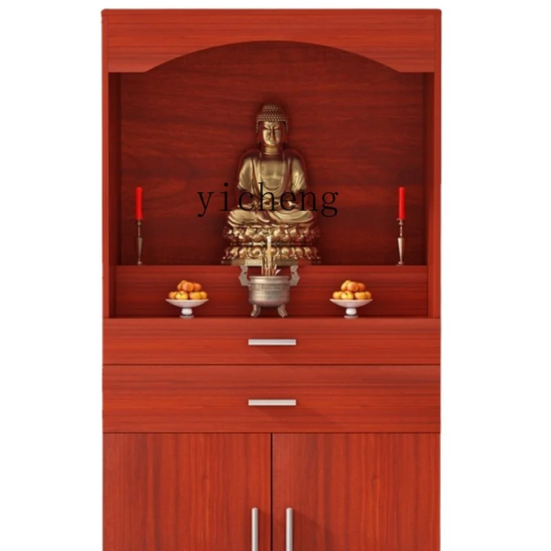 

ZK Buddha Shrine New Chinese Style Clothes Closet Altar Buddha Shrine Home Bodhisattva Worship Table God of Wealth Cabinet